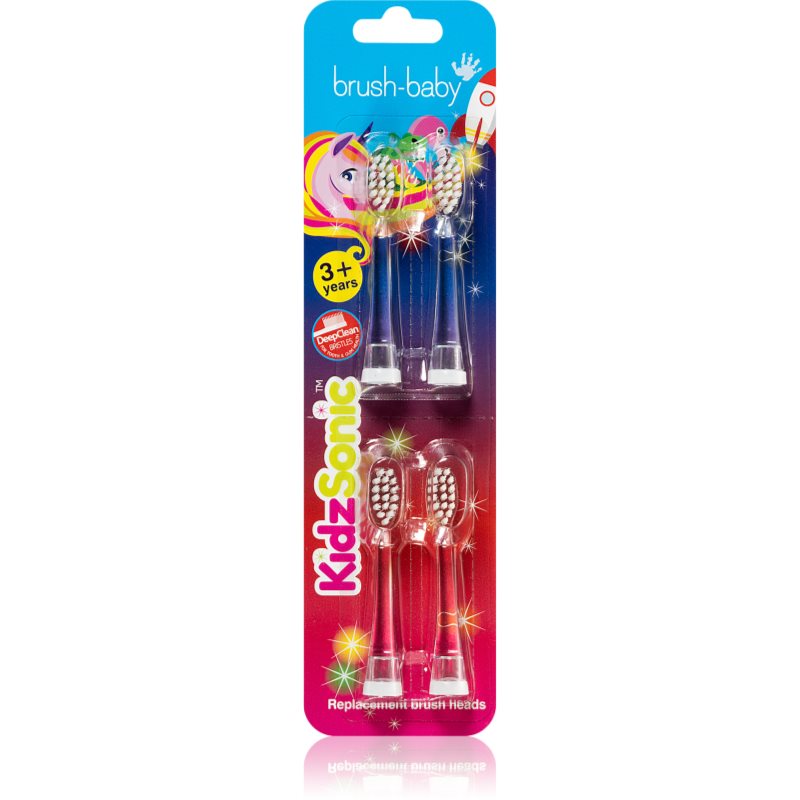Brush Baby KidzSonic csere fejek a fogkeféhez gyermekeknek 3 éves kortól 4 db-Ár