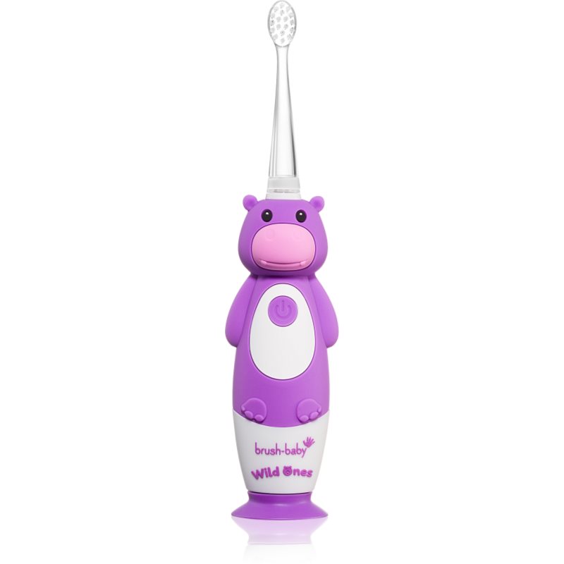 Brush Baby WildOnes WildOne elektromos fogkefe + 2 tartalékfej gyermekeknek Hippo 1 db-Ár