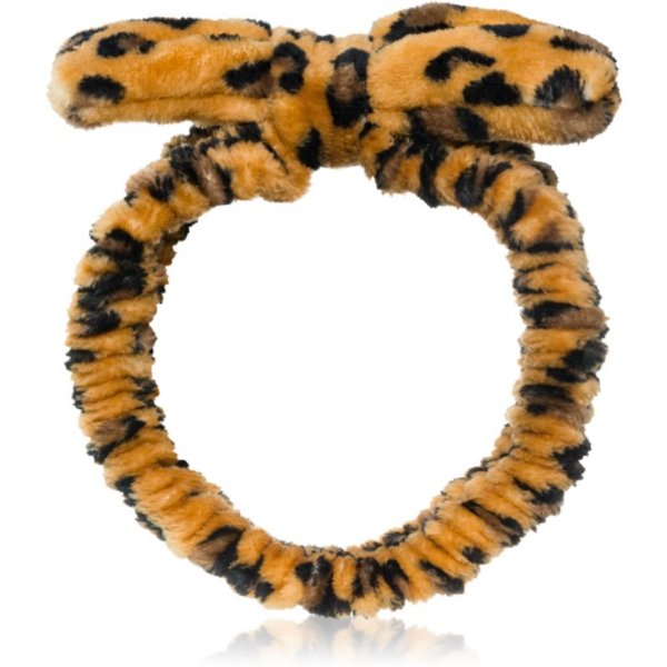 BrushArt Accessories Skincare headband kozmetikai fejpánt Leopard 1 db