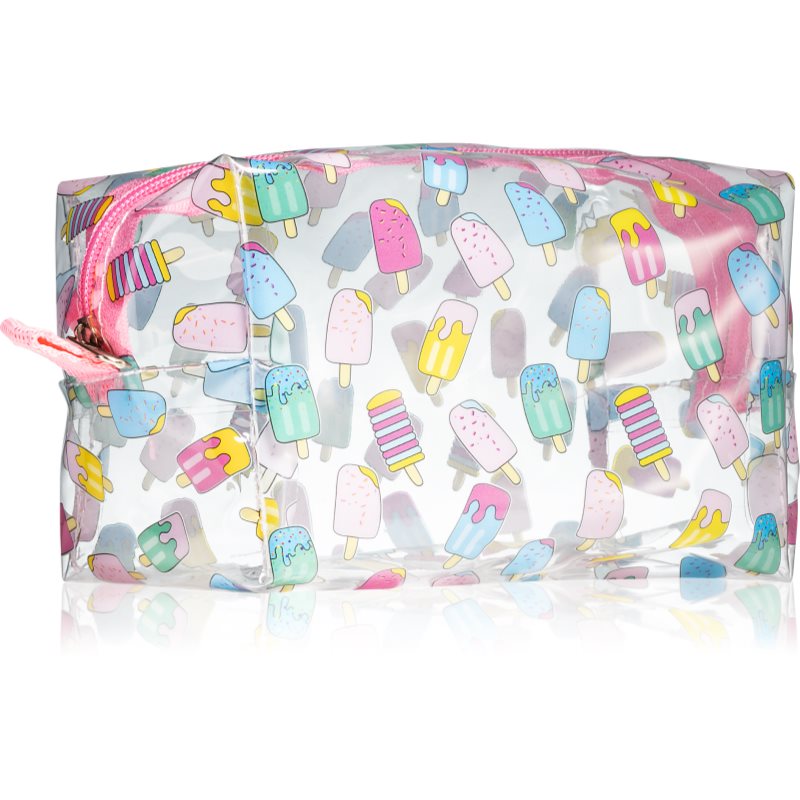 BrushArt Accessories Transparent cosmetic bag átlátszó kozmetikai táska árnyalat Ice Cream 1 db-Ár