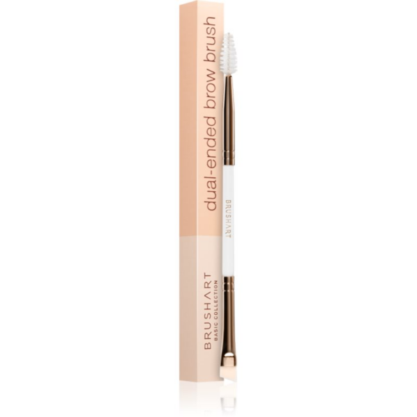 BrushArt Basic Dual-ended brow brush kétoldalas szemöldökecset 1 db-Ár