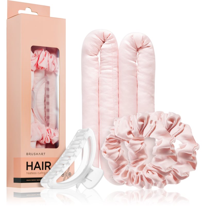 BrushArt Hair Heatless hair curling set hajgöndörítő készlet Pink-Ár