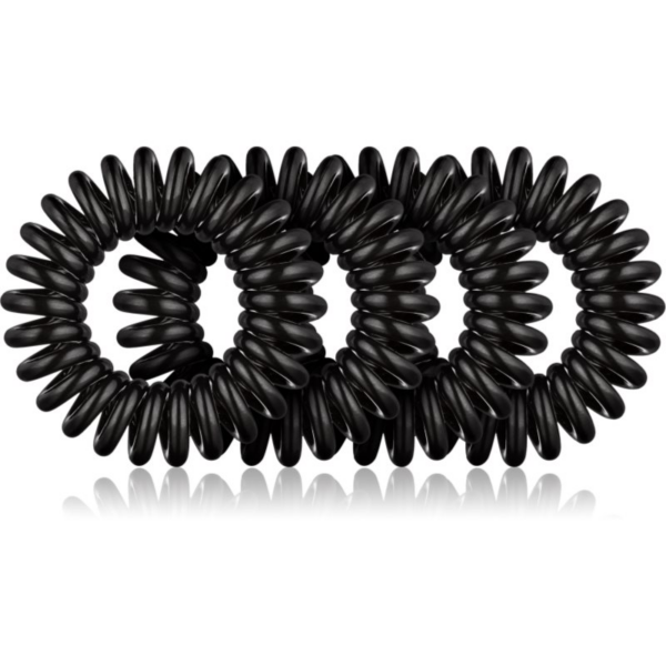 BrushArt Hair Rings hajgumik Black 4 db-Eredeti