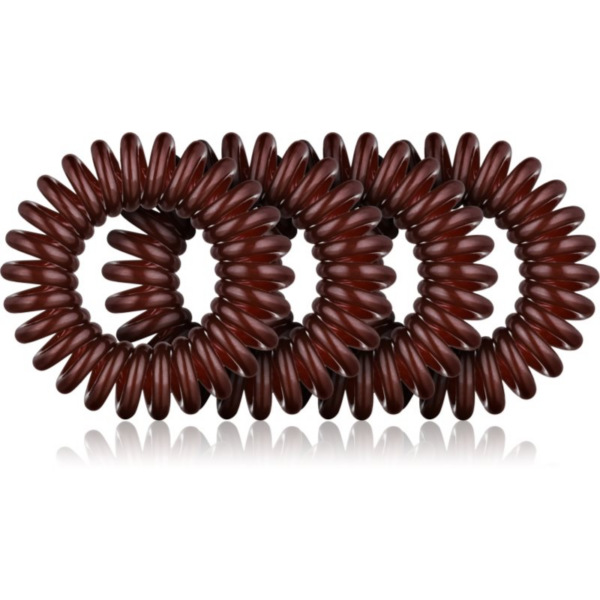 BrushArt Hair Rings hajgumik Brown 4 db-Eredeti