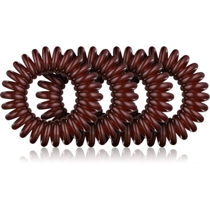 BrushArt Hair Rings hajgumik Brown 4 db-Eredeti