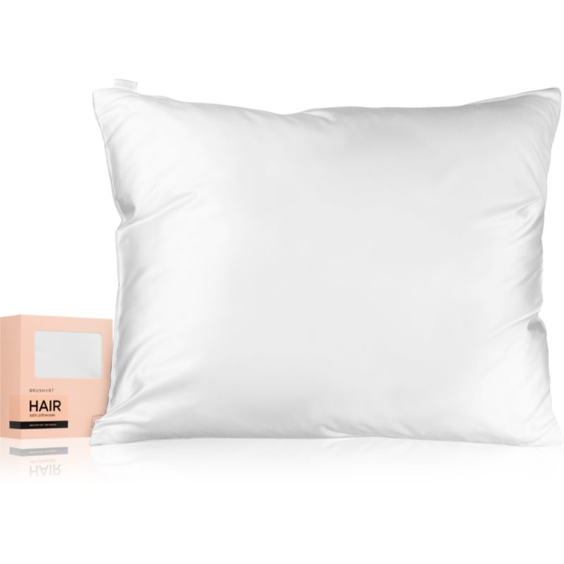 BrushArt Hair Satin pillowcase párnahuzat szatén White 50x60 cm-ár