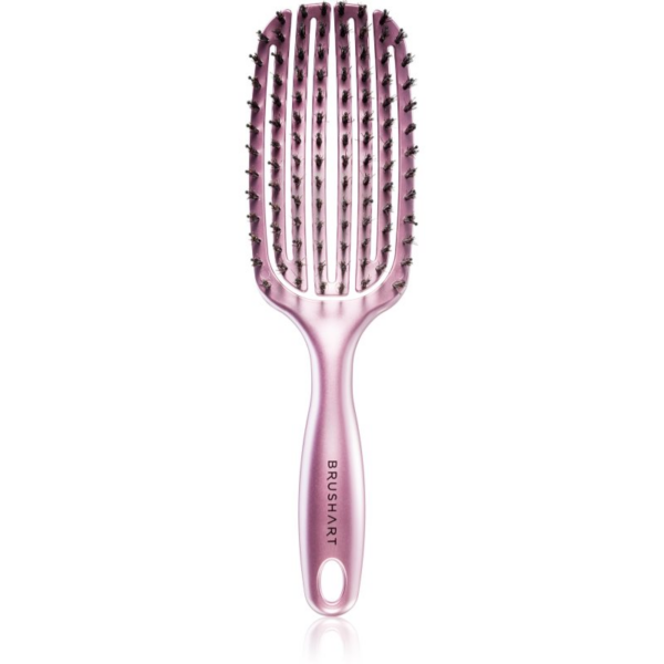 BrushArt Hair Vent blowdry hairbrush with boar bristles hajkefe nejlon- és vaddisznósörtékkel Medium 1 db