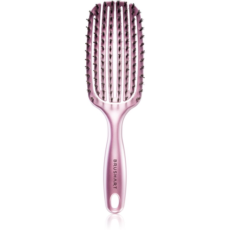 BrushArt Hair Vent blowdry hairbrush with boar bristles hajkefe nejlon- és vaddisznósörtékkel Medium 1 db