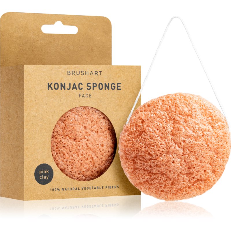 BrushArt Home Salon Konjac sponge gyengéd hámlasztó szivacs az arcra Pink Clay 5 g-Ár