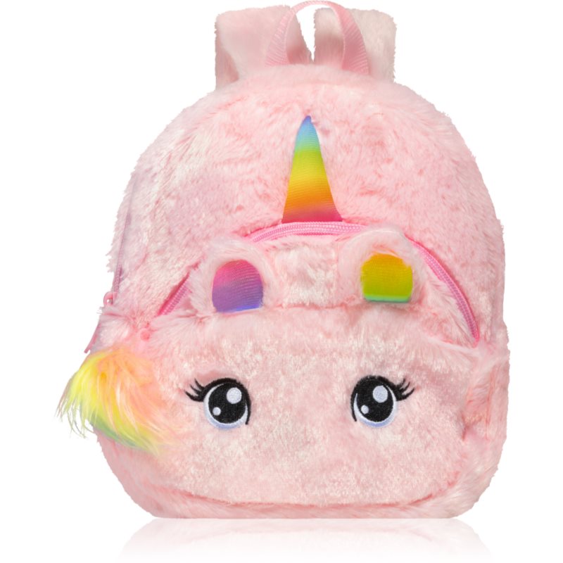 BrushArt KIDS Fluffy unicorn backpack Small gyermekhátizsák Pink (20 x 23 cm) 1 db-Ár