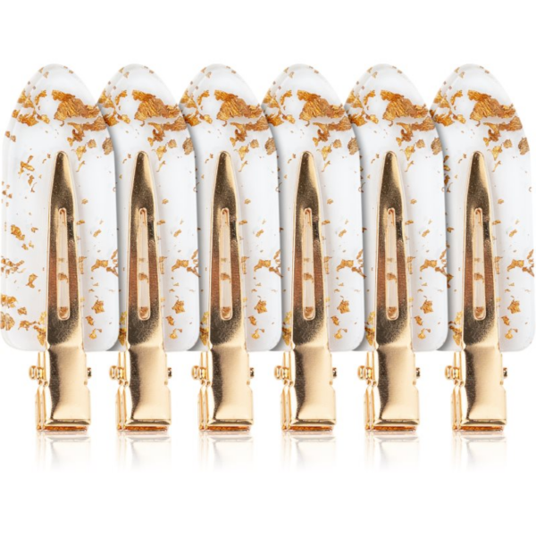 Brushworks Gold Flake No Crease Clips hajtű 6 db-Ár