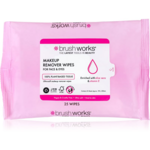 Brushworks Makeup Remover Wipes Sminkeltávolító kendők 25 db-Ár