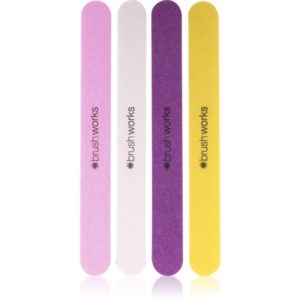 Brushworks Nail Files Coloured körömreszelő szett körmökre-Ár