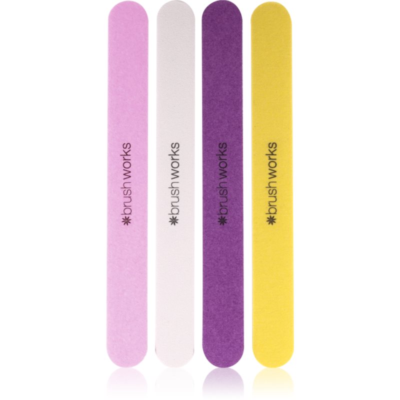 Brushworks Nail Files Coloured körömreszelő szett körmökre-Ár