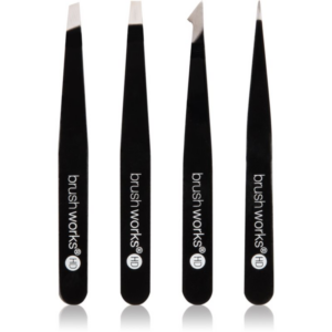 Brushworks The Complete csipeszszett szemöldökre Black 4 db-ár