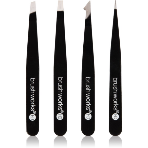 Brushworks The Complete csipeszszett szemöldökre Black 4 db-ár