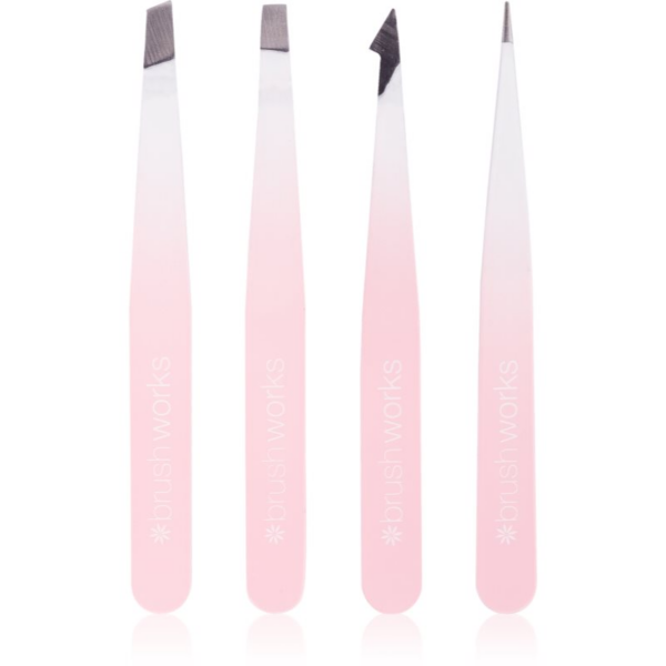 Brushworks The Complete csipeszszett szemöldökre White & Pink-ár