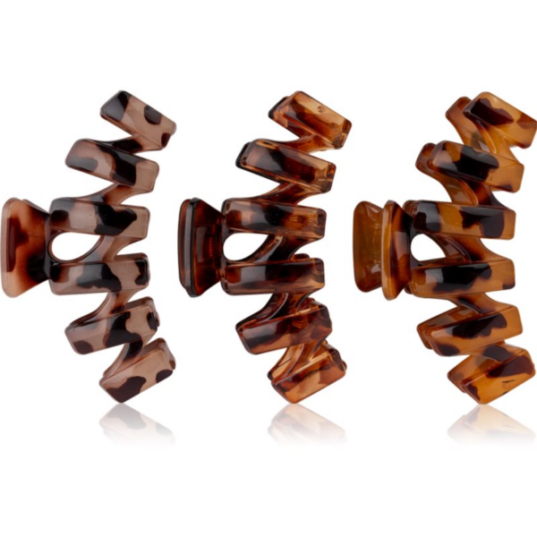 Brushworks Tortoiseshell Claw Clips hajcsattok 3 db-ár