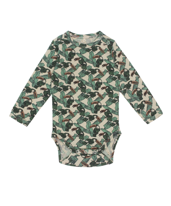 Bruuns Bazaar Kids Kezeslábas  bézs / barna / zöld-Hungary