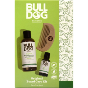 Bulldog Original Beard Care Kit ajándékszett uraknak Peach Wood 10