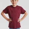 Burgundy Children's T-shirt Original Fruit of the Loom
