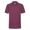 Burgundy Heavy Polo Friut of the Loom