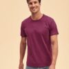 Burgundy Men's T-shirt Valueweight Fruit of the Loom