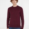 Burgundy men's sweater with cashmere Tommy Hilfiger - Men's