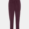 Burgundy shortened trousers VERO MODA