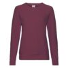 Burgundy sweatshirt classic light Fruit of the Loom