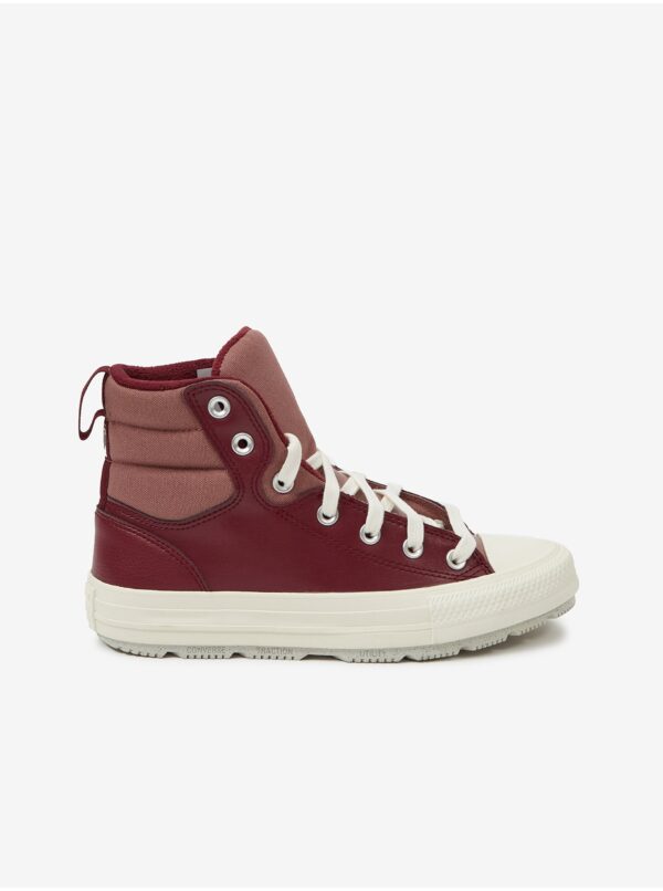 Burgundy women's ankle sneakers Converse - Women's