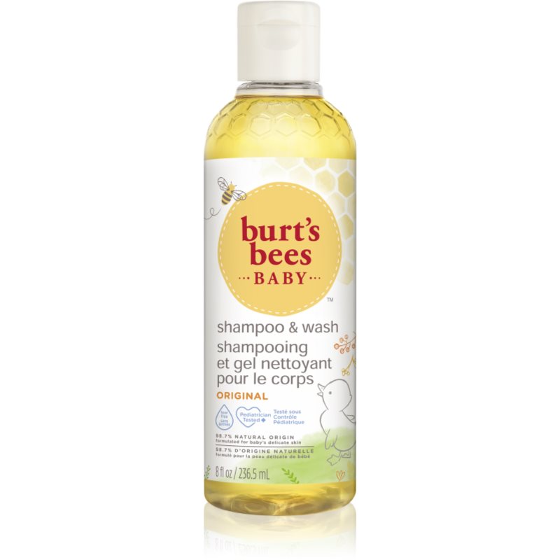 Burt’s Bees Baby Bee Sampon és lemosó 2 az 1-ben mindennapi használatra 236.5 ml-Eredeti