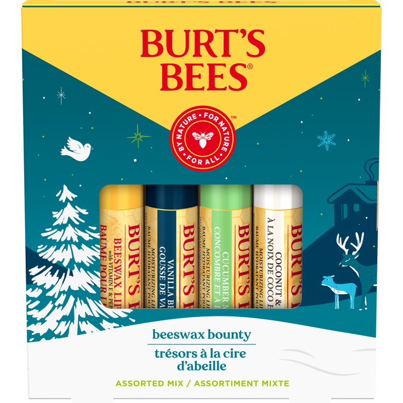 Burt’s Bees Festive Beeswax Bounties ajándékszett a száraz ajkakra
