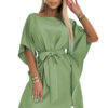 Butterfly dress with tie at the waist Numoco
