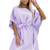 Butterfly dress with tie at the waist Numoco