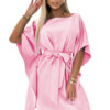 Butterfly dress with tie at the waist Numoco