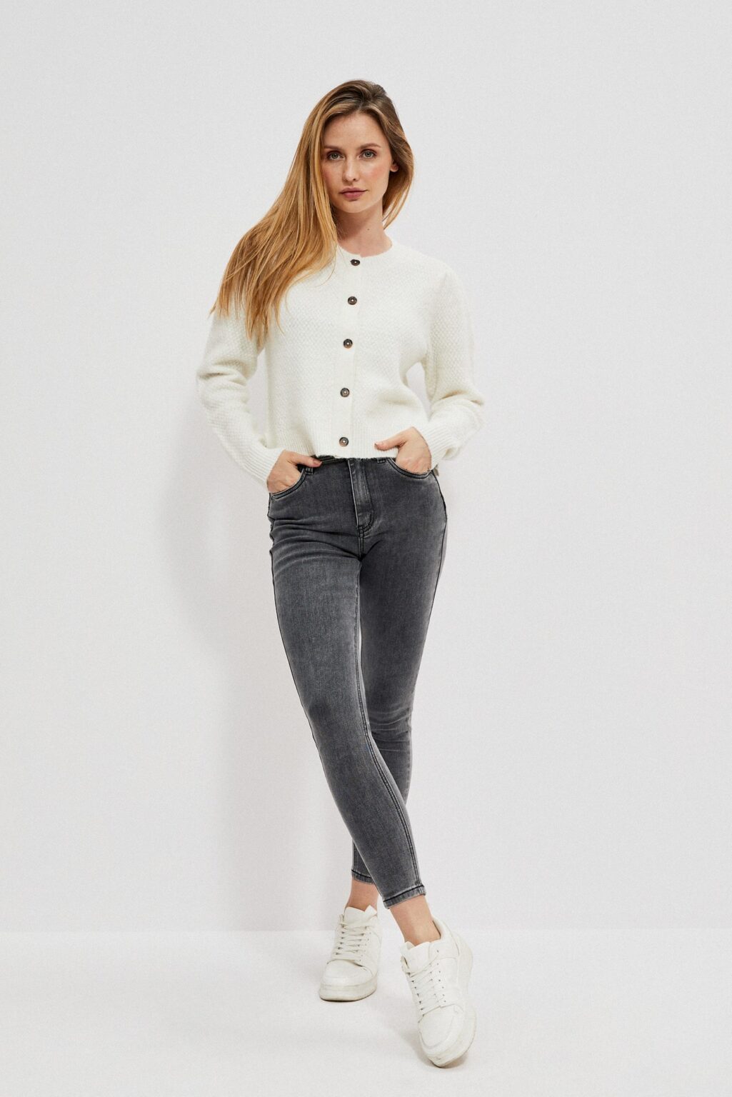 Button-down sweater