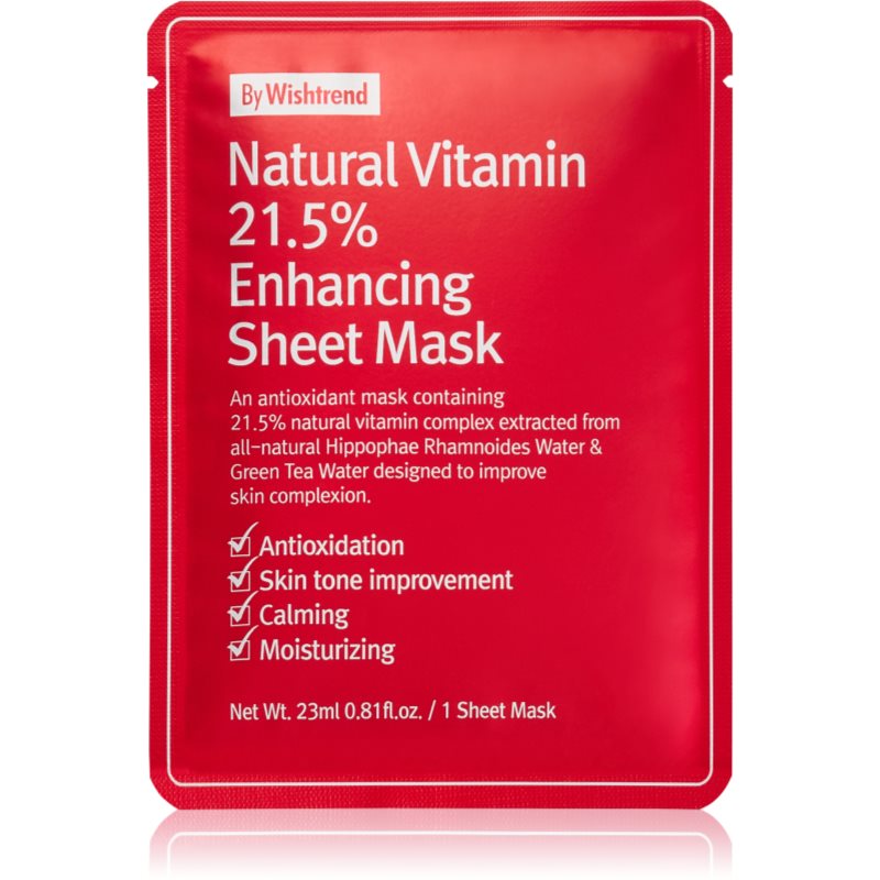 By Wishtrend Natural Vitamin feszesítő gézmaszk 23 ml-Eredeti