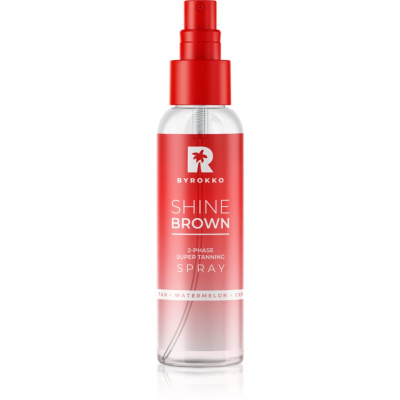 ByRokko Shine Brown Watermelon készítmény a napbarnítottság felgyorsítására és meghosszabbítására spray -ben 104 ml-Ár