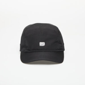 C.P. Company Chrome-R Panelled Cap Black Universal-alacsony-ár