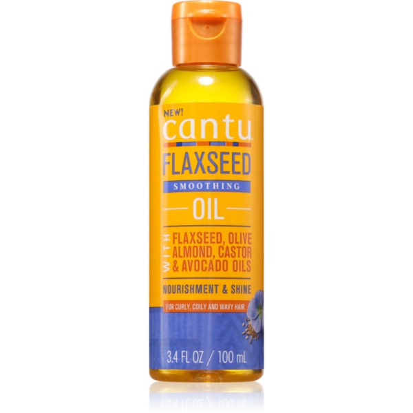 CANTU FlaxSeed Smoothing Oil hidratáló és tápláló olaj a hajra 100 ml-ár