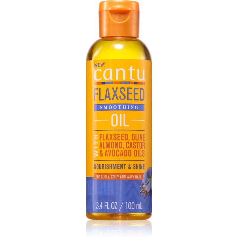 CANTU FlaxSeed Smoothing Oil hidratáló és tápláló olaj a hajra 100 ml-ár