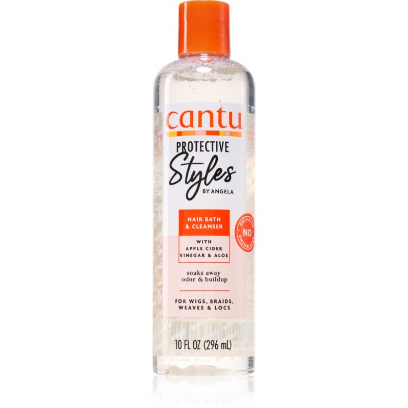 CANTU Protective Styles By Angela Hair Bath hidratáló és védő sampon 296 ml-ár