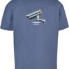 CCTV oversize t-shirt vintageblue