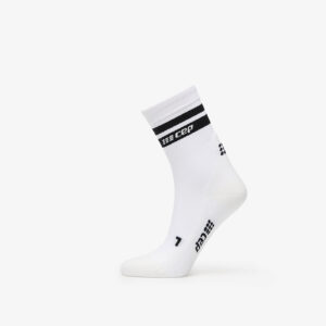 CEP 80's Mid Cut Compression Socks White/ Black M-alacsony-ár