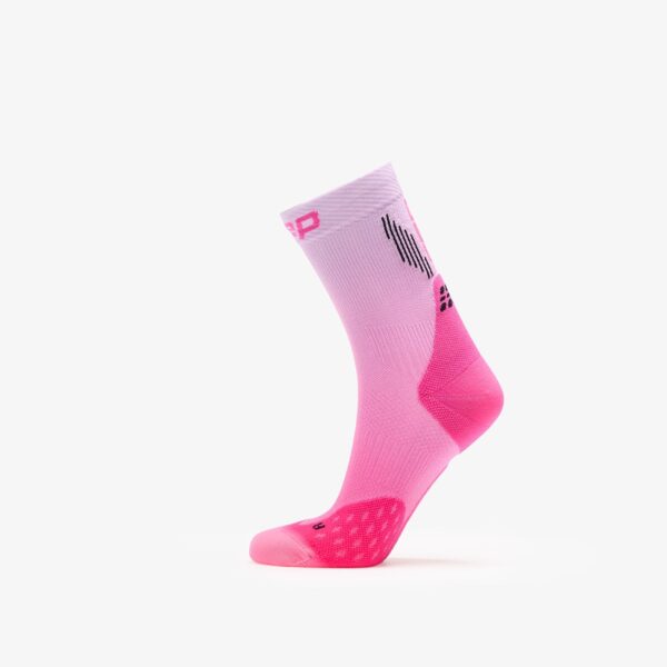 CEP Mid Cut Gradient Socks Pink/ Lilac Fade M-alacsony-ár