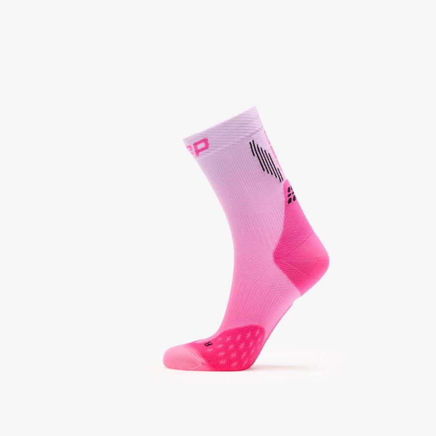 CEP Mid Cut Gradient Socks Pink/ Lilac Fade M-alacsony-ár