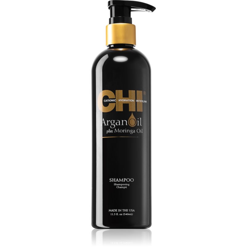 CHI Argan Oil Shampoo tápláló sampon száraz és sérült hajra 340 ml-Eredeti