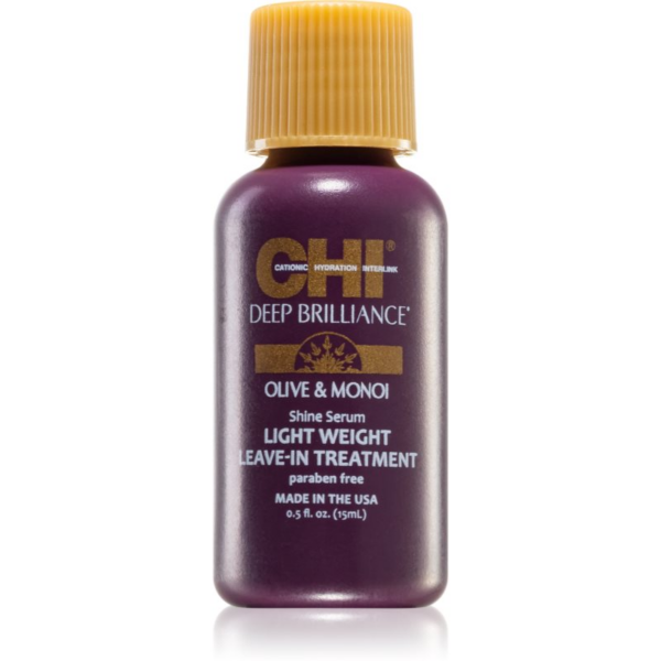 CHI Brilliance Shine Serum Lightweight Leave-in Ttreatment könnyű szérum a fénylő és selymes hajért 15 ml-Ár