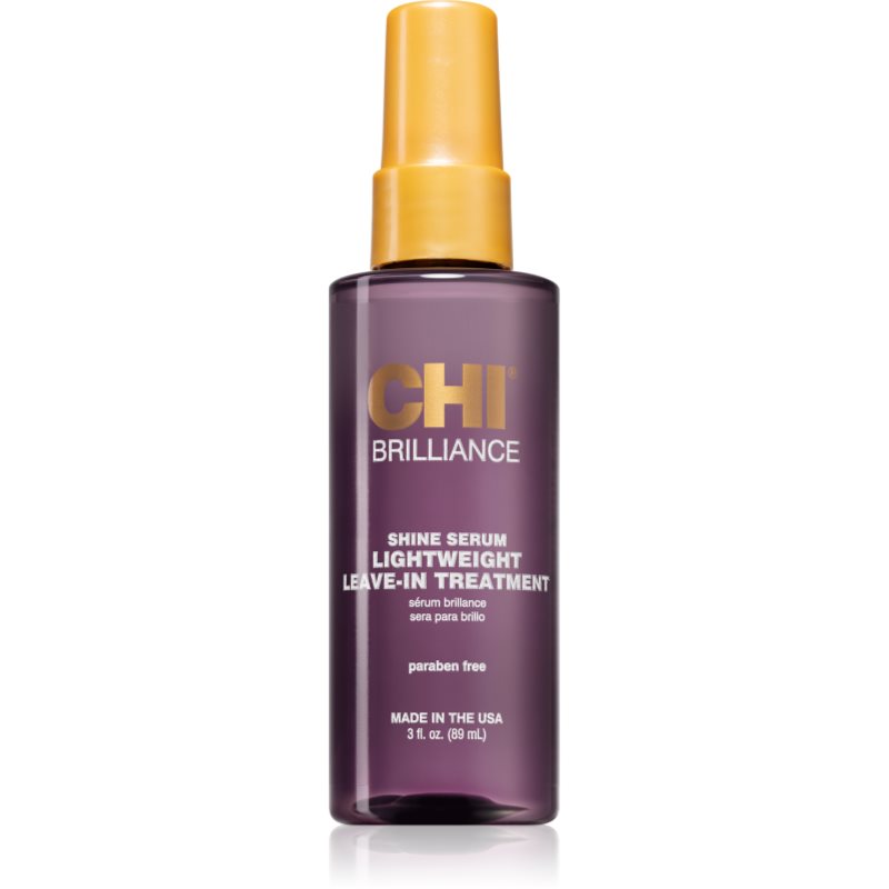 CHI Brilliance Shine Serum Lightweight Leave-in Ttreatment könnyű szérum a fénylő és selymes hajért 89 ml-Ár